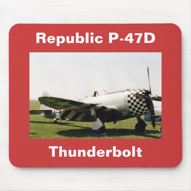 Thunderbolt för republik P-47D Musmatta (Framsidan)