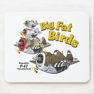 Thunderbolt P-47 i bildande Musmatta