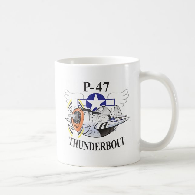 thunderbolt p-47 kaffemugg (Höger)