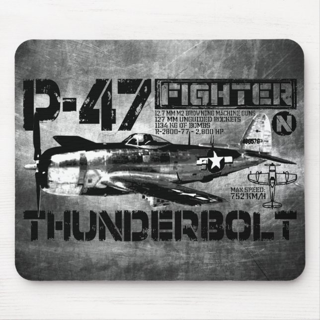 Thunderbolt P-47 Musmatta (Framsidan)