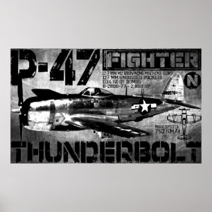 Thunderbolt P-47 Poster