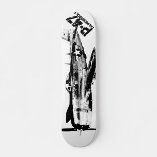 Thunderbolt P-47 Skateboard Bräda 20 Cm