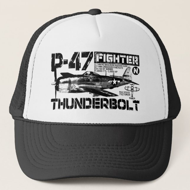 Thunderbolt P-47 Truckerkeps (Framsida)