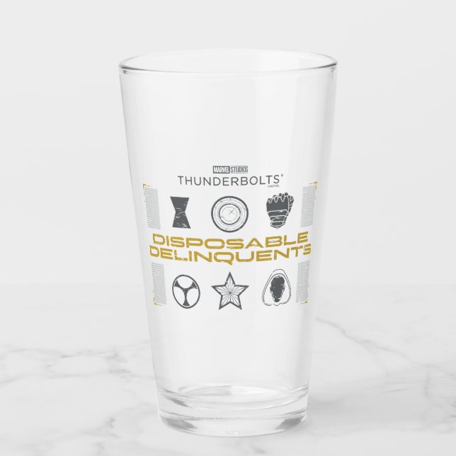 Thunderbolts* | Disposable Delinquents Glaskopp (Framsida)