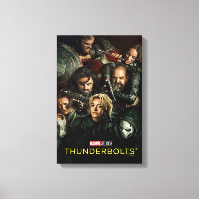 Thunderbolts* | Group Fighting Theatrical Canvastryck (Framsida)