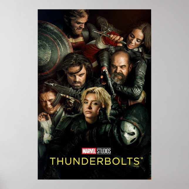 Thunderbolts* | Group Fighting Theatrical Poster (Framsidan)