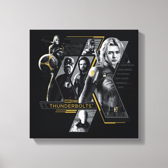 Thunderbolts* | Group Graphic Canvastryck (Framsida)