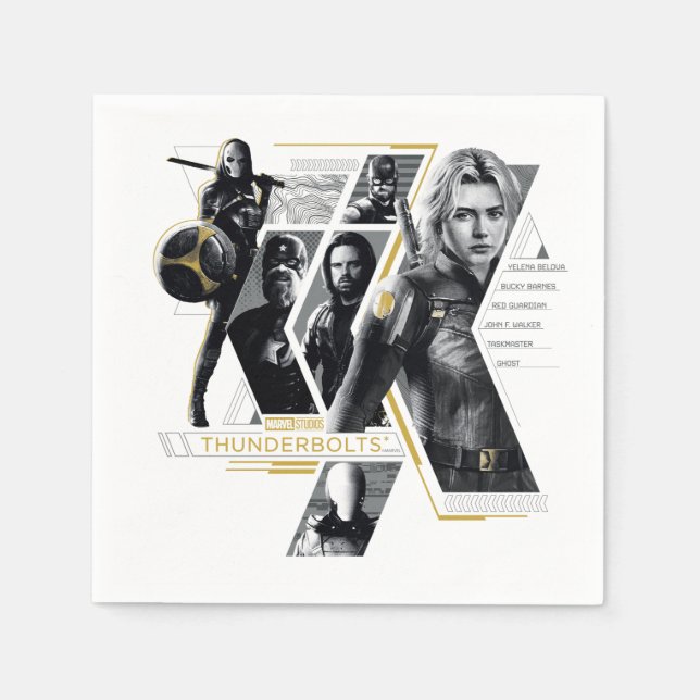 Thunderbolts* | Group Graphic Pappersservett (Framsidan)