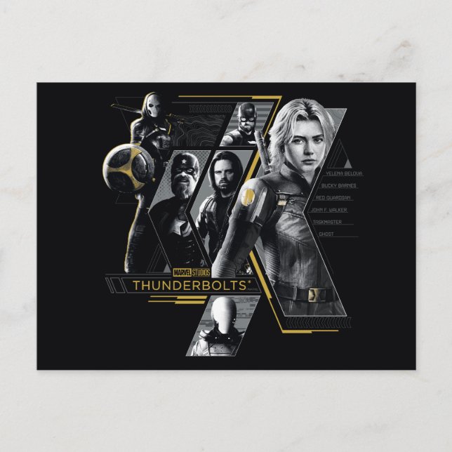 Thunderbolts* | Group Graphic Vykort (Framsida)