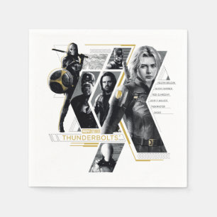 Thunderbolts* Gruppgrafik Pappersservett