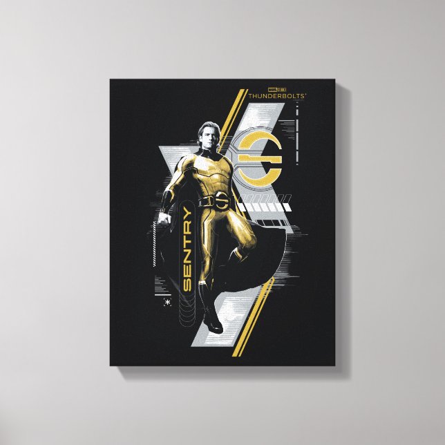 Thunderbolts* | Sentry Character Graphic Canvastryck (Framsida)