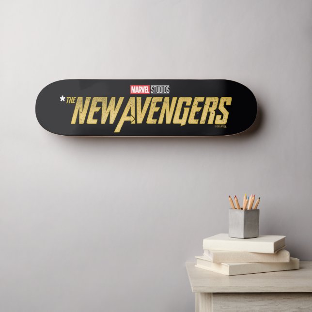 Thunderbolts* | *The New Avengers Logotyp Mini Skateboard Bräda 18,5 Cm (Väggkonst (Horz))