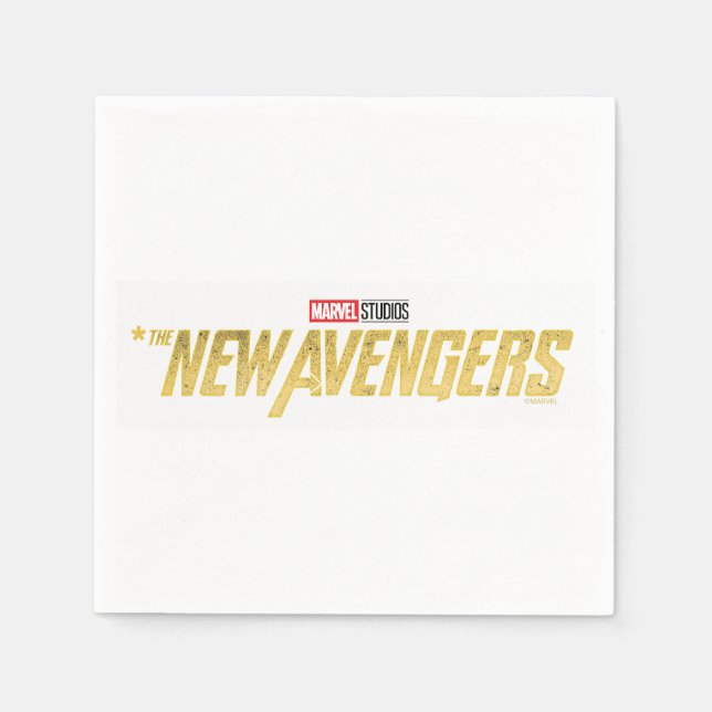 Thunderbolts* | *The New Avengers Logotyp Pappersservett (Framsidan)