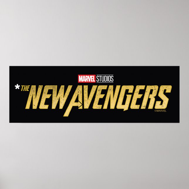 Thunderbolts* | *The New Avengers Logotyp Poster (Framsidan)