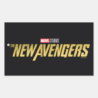 Thunderbolts* | *The New Avengers logotyp Rektangulärt Klistermärke