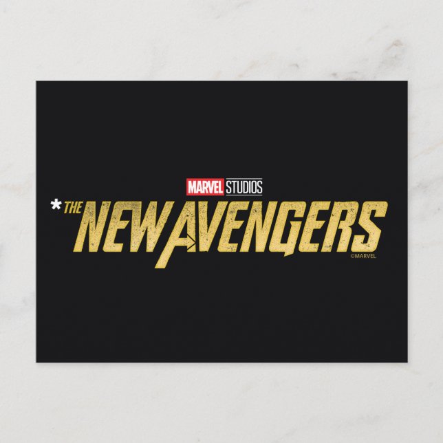 Thunderbolts* | *The New Avengers logotyp Vykort (Framsida)