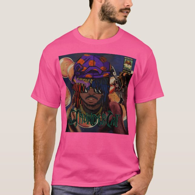 Thundercat Tecknad Cover T Shirt (Framsida)