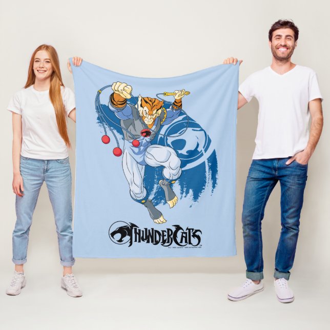 ThunderCats | Bild för typgrafiska tecken Fleecefilt (På plats)