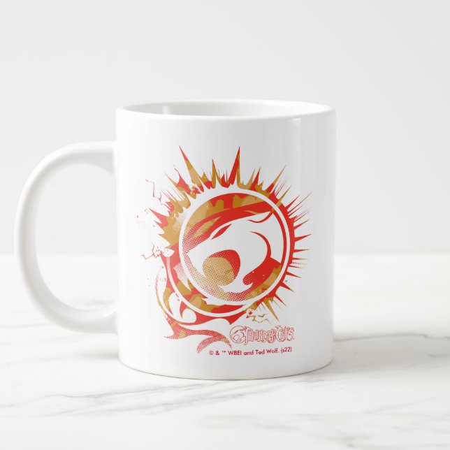 ThunderCats | Explosive Logo Graphic Jumbo Mugg (Vänster)