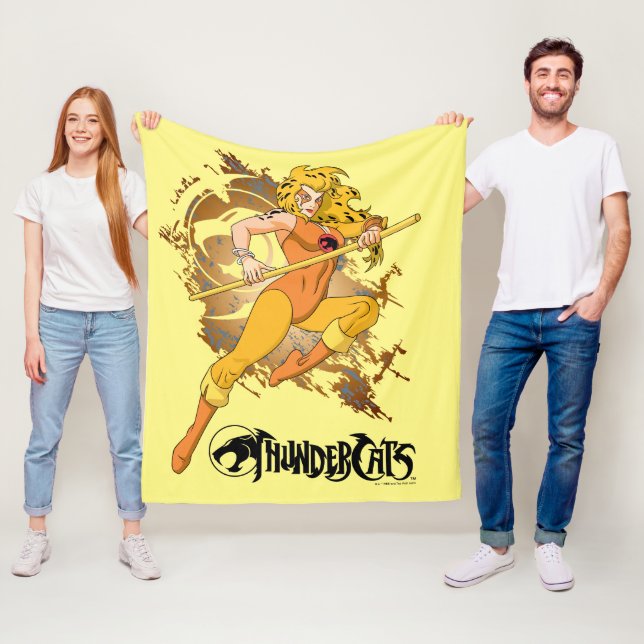 ThunderCats | Grafik med Cheetara-tecken Fleecefilt (På plats)