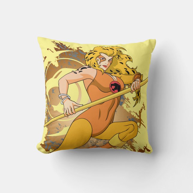 ThunderCats | Grafik med Cheetara-tecken Kudde (Framsida)