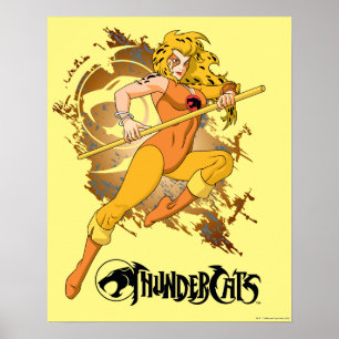 ThunderCats Grafik med Cheetara-tecken Poster