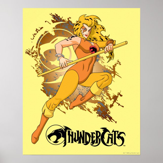 ThunderCats | Grafik med Cheetara-tecken Poster (Framsidan)