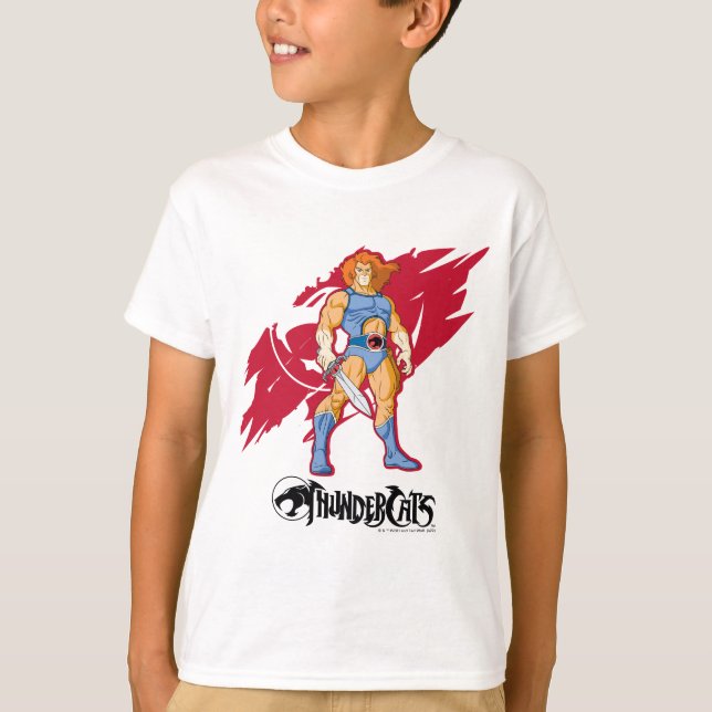 ThunderCats | Grafik med Lejona tecken T Shirt (Framsida)