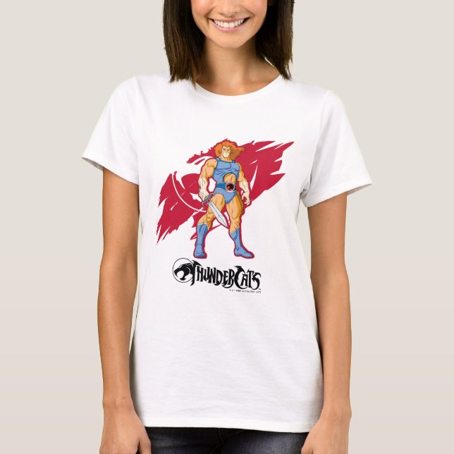 ThunderCats | Grafik med Lejona tecken T Shirt (Framsida)