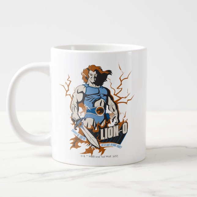 ThunderCats | Lejon-O elektrisk grafik Jumbo Mugg (Vänster)