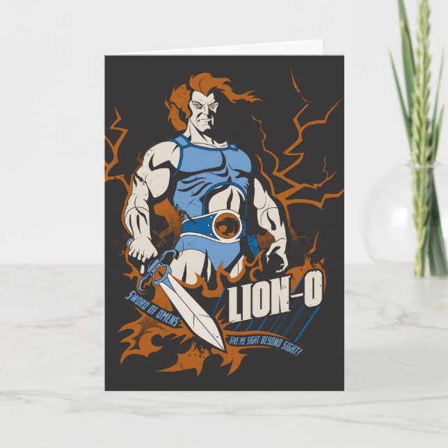 ThunderCats | Lejon-O elektrisk grafik Kort (Framsida)