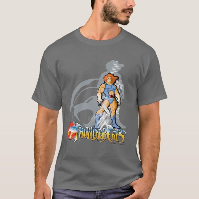 ThunderCats | Lejon-O-halvtonsgrafik T Shirt (Framsida)