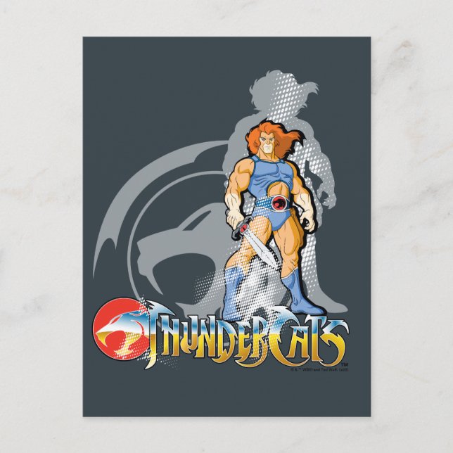 ThunderCats | Lejon-O-halvtonsgrafik Vykort (Framsida)