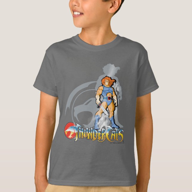 ThunderCats | Lion-O Halfttone Shadow Graphic T Shirt (Framsida)