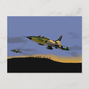ThunderChief F105 Fighter Bomber Vykort