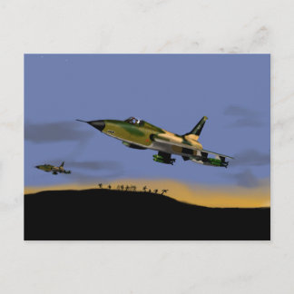 ThunderChief F105 Fighter Bomber Vykort