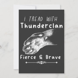 ThunderClan Pride-krigare katter älskare Inbjudningar
