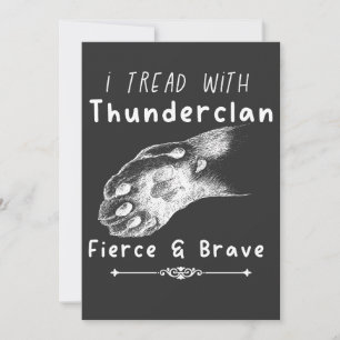 ThunderClan Pride-krigare katter älskare Inbjudningar