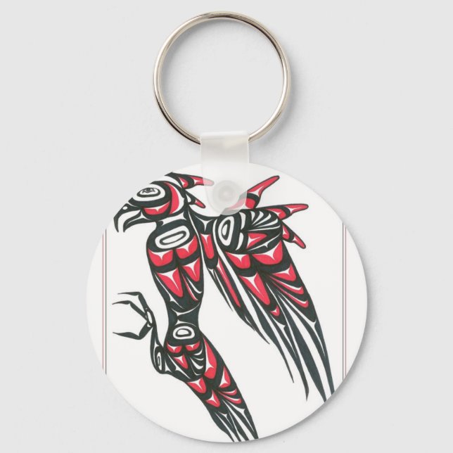 Thunderfågel av Speakthunder Nyckelring (Framsida)