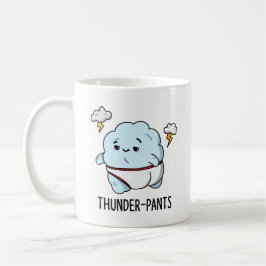 Thundergues Funny Cloud Weather Pun Kaffemugg