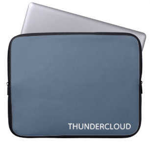 ThunderMoln Blue-grått Färg Namn Laptop Fodral