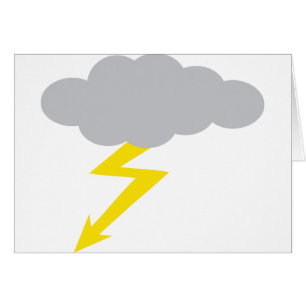 thunderstorm hälsningskort