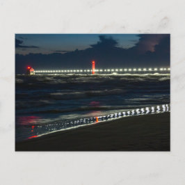 Thunderstorm i Grand Haven State Park Vykort