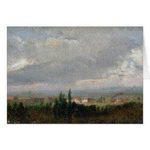 Thunderstorm nära Dresden, 1830 Hälsningskort