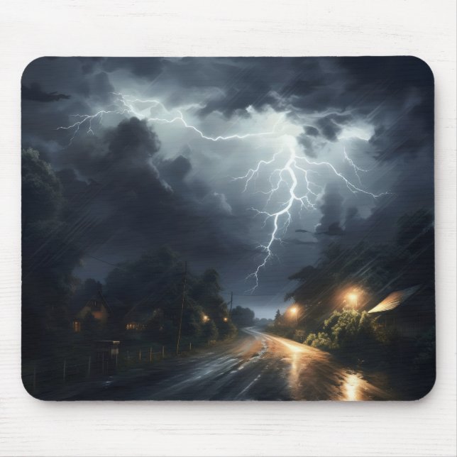 Thunderstorm över väg musmatta (Framsidan)