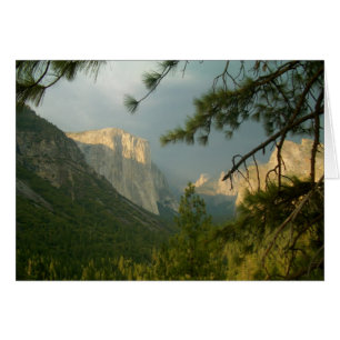 Thunderstorm över Yosemite Valley Hälsningskort