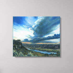 "Thunderstorm" Stretched Canvass Canvastryck