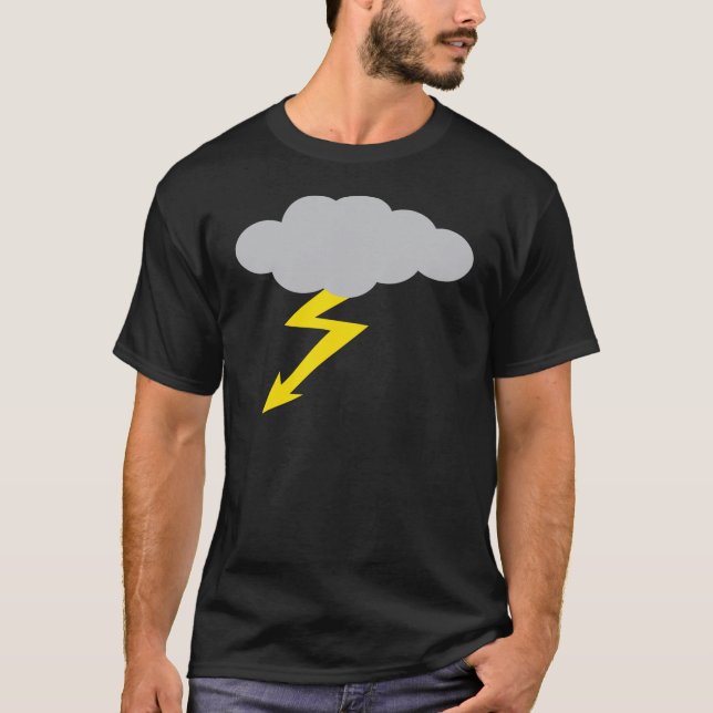 thunderstorm tee shirt (Framsida)