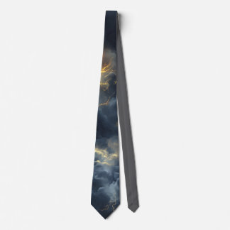 Thunderstorm Tie/Krawatte mit Blitzd Slips
