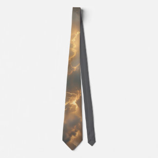 Thunderstorm Tie/Krawatte mit Blitzd Slips
